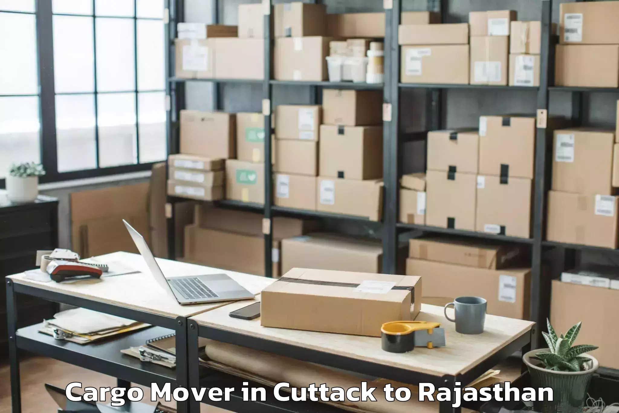 Book Cuttack to Churu Cargo Mover Online